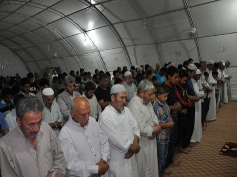 ÇADIR KENTTE İLK TERAVİH VE İLK SAHUR