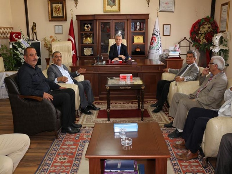 NİZİP ZİRAAT ODASI NDAN NİZİP TİCARET ODASI NA TEBRİK ZİYARETİ
