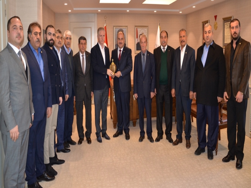 NİZİP TİCARET BORSASI GAZİANTEP VALİSİ DAVUT GÜL Ü ZİYARET ETTİ