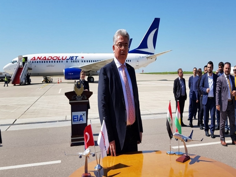 Gaziantep Erbil Arası Uçak Seferleri Başladı