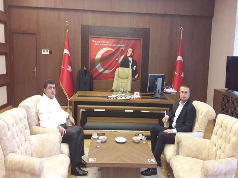 Vali Yardımcısı Bilgin den Kaymakam Şahin e veda ziyareti