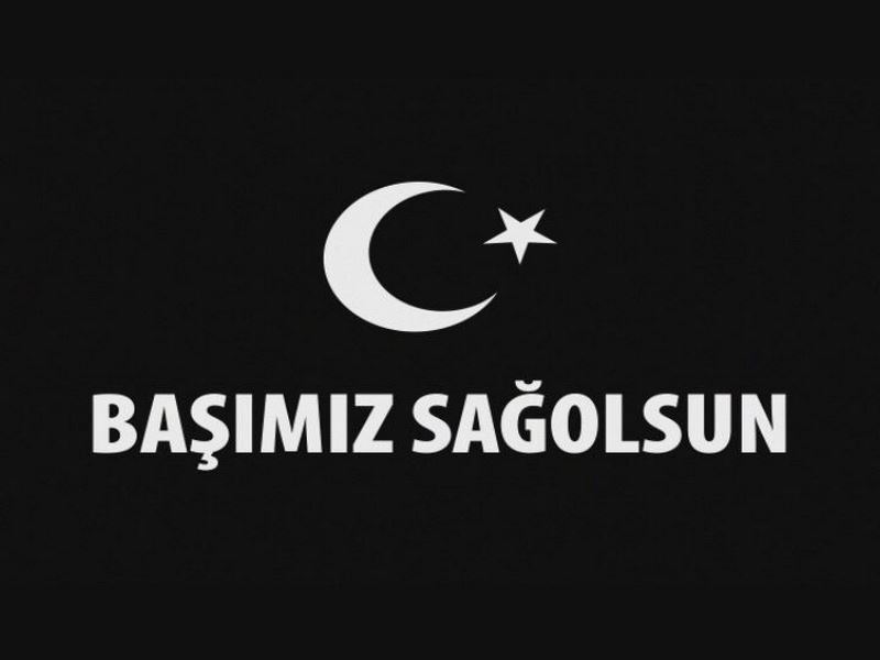 BAŞKAN İBRAHİM SARIDAN TAZİYE MESAJI