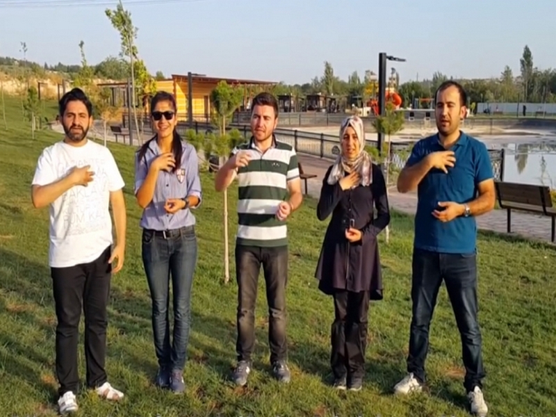 NİZİP GASMEKTEN İŞİTME ENGELLİLER İÇİN HAYAT BAYRAM OLSA KLİBİ