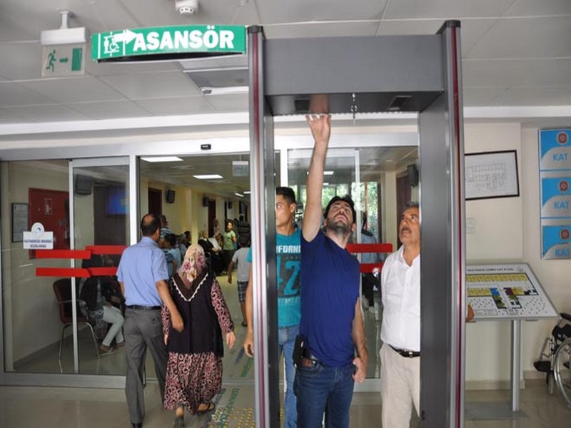 HASTANEDE ŞİDDETE X-RAY İLE ÖNLEM