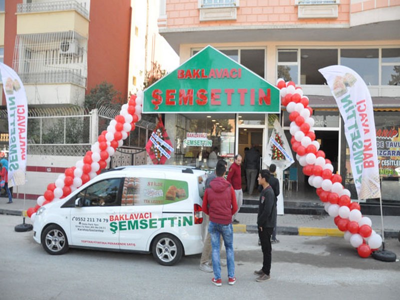 ŞEMSETTİN BAKLAVALARI AÇILDI