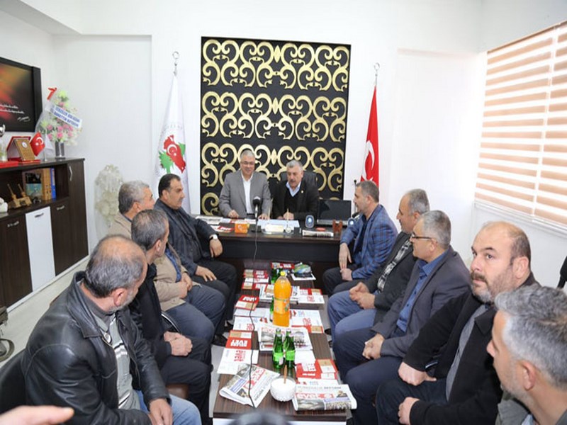 AKDOĞAN ODA BAŞKANLARINI ZİYARET ETTİ