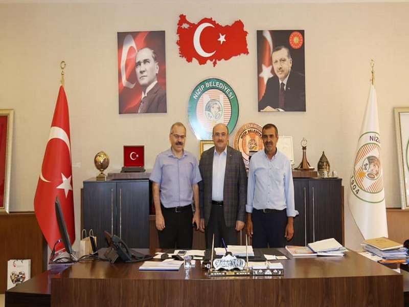 Ahmet Cengiz den Başkan Sarı ya Hayırlı Olsun ziyareti