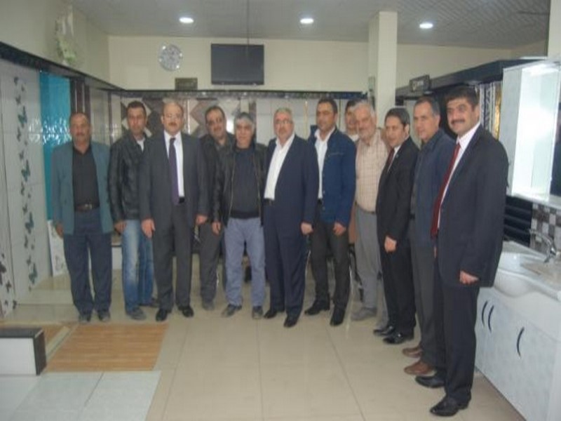 SARI VE ŞAHİN SARAÇ YOKUŞU ESNAFLARINI GEZDİ