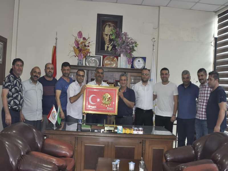Nizip Gazeteciler Derneği Nizip Ziraat Odasını ziyaret etti