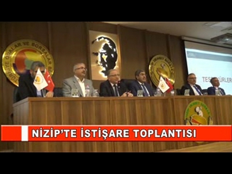 Nizipte İstişare Toplantısı 