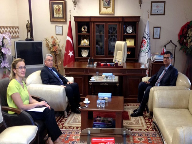 TOBB AKADEMİK DANIŞMAN DOÇ DR YILMAZ DAN NTO YA ZİYARET