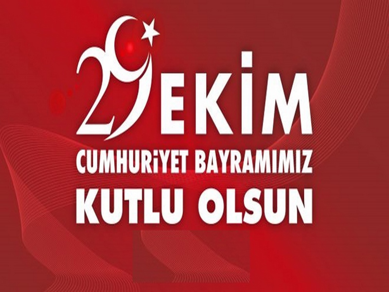 BAŞKAN İBRAHİM SARI 29 EKİM CUMHURİYET BAYRAMINI KUTLADI