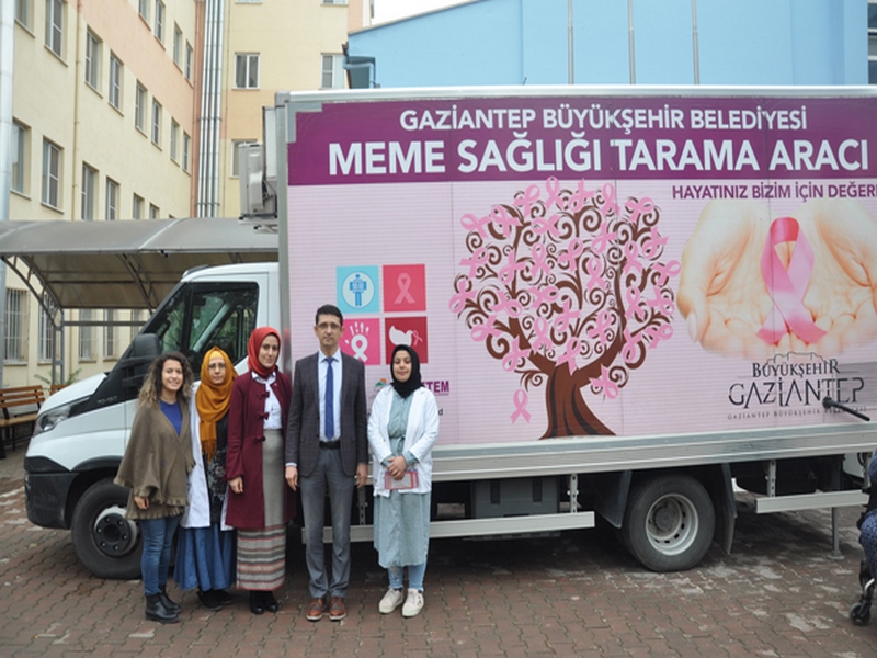MOBİL MAMOGRAFİ CİHAZI HASTANEDE