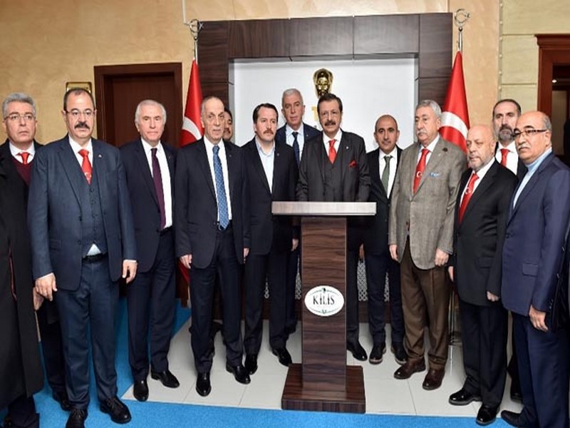 NTO BAŞKANI ÖZYURT TOBB HEYETİ İLE BİRLİKTE KİLİS TE