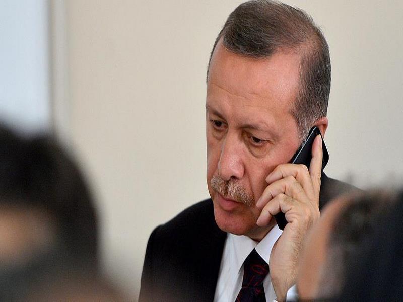 CUMHURBAŞKANI ERDOĞAN ŞEHİT AİLESİYLE TELEFONLA GÖRÜŞTÜ