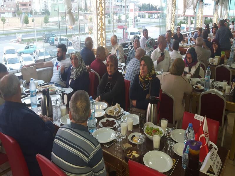 ŞEHİT YAKINLARI VE GAZİLER İFTAR YEMEĞİNDE BULUŞTU
